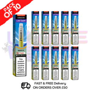 Pineapple Ice Lost Mary Crystal Pro 600 Puff Box Of 10